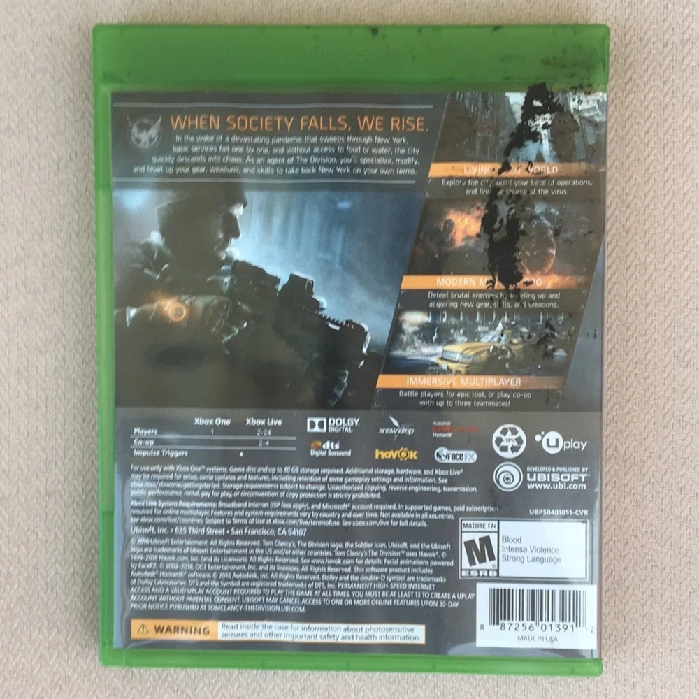 Tom Clancy's The Division Xbox One